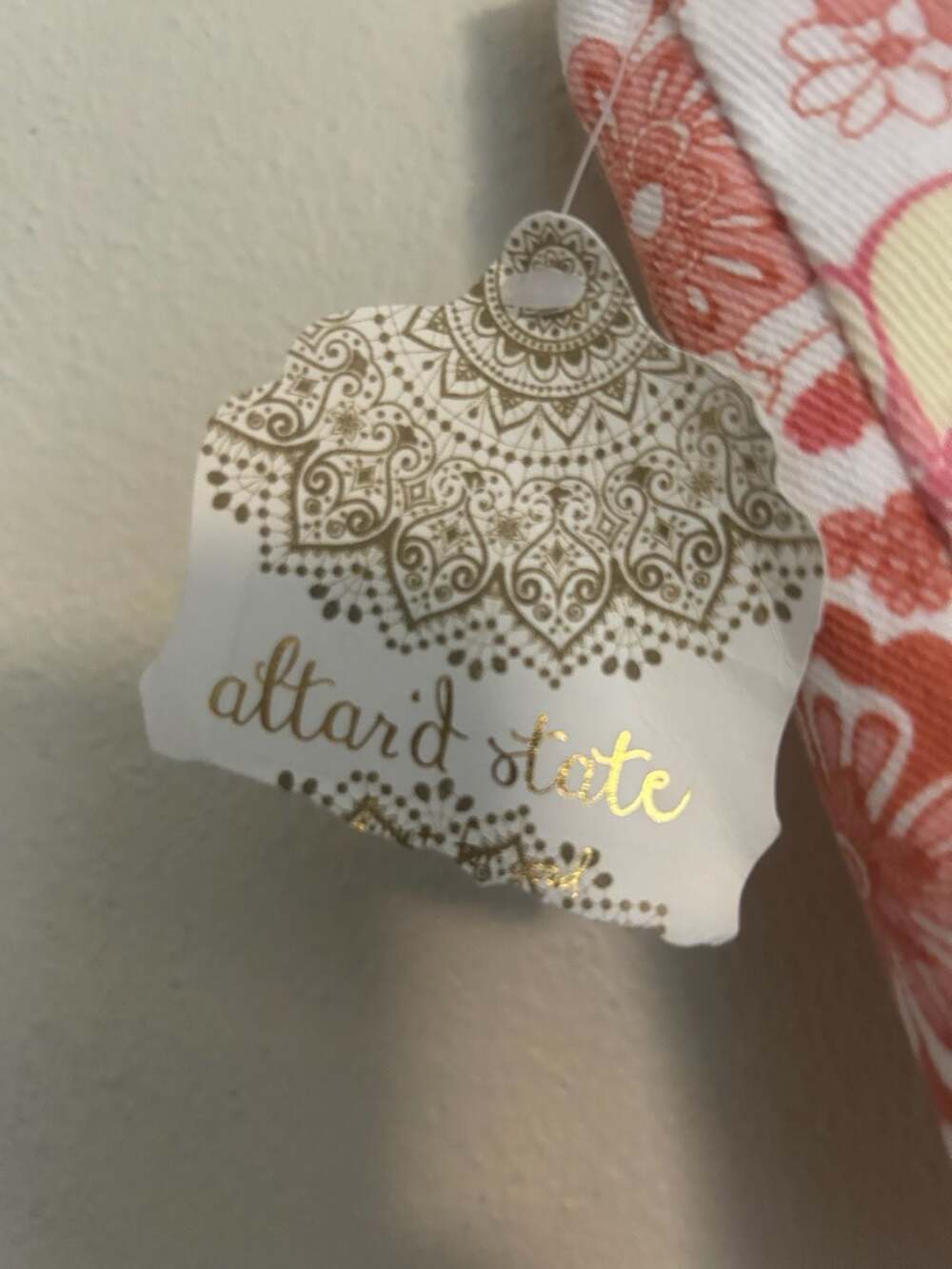 Altar'd State White Multi Floral Crop Top with Ruffle Straps - Picture 5 of 7